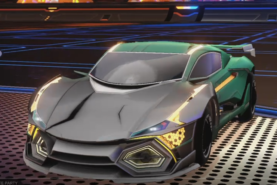 Rocket league R3MX GXT Grey design with Esoto 4R: Inverted,Mainframe