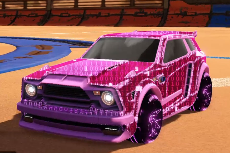 Rocket league Fennec Pink design with Astro-CSX: Inverted,Encryption