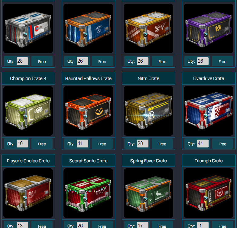 buy rocket league crates
